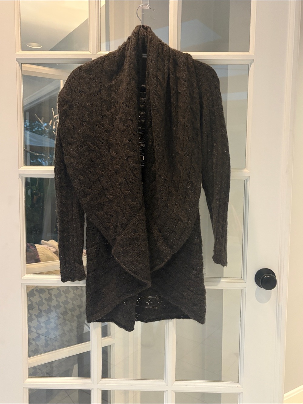 Autumn Cashmere Brown Open Sweater - Sz XS NWOT